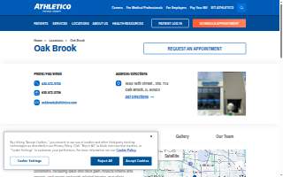 Athletico Physical Therapy - Oak Brook website