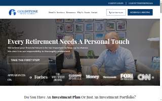 Goldstone Financial Group website