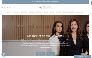 Advanced Vision Care website