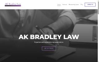 AK Bradley Law website