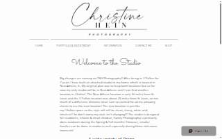 CNH Photography - Christine Hein Photography website