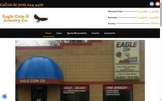 Eagle Coin Stamp & Jewelry Co. website
