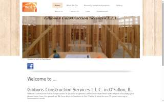 Gibbons Construction Services website