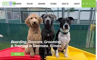 Lucky Dog Barks and Recreation of O'Fallon website