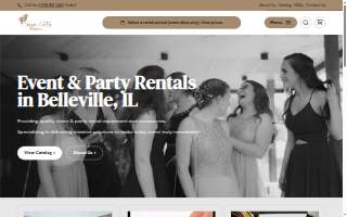 Show-Me Soirees Party & Event Rentals website