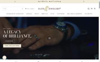 Elite Jewelers website