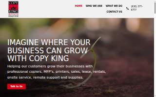 Copy King Office Solutions, Inc. website
