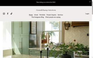 Grandchamp Interiors website