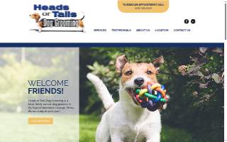 Heads Or Tails Dog Grooming of Oswego website