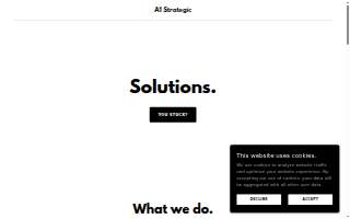 A1 Strategic website