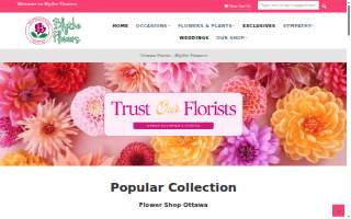 Blythe Flowers website