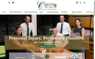 Cantlin Law Firm website
