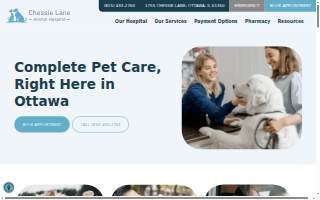 Chessie Lane Animal Hospital website
