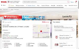 CVS Pharmacy of Ottawa website