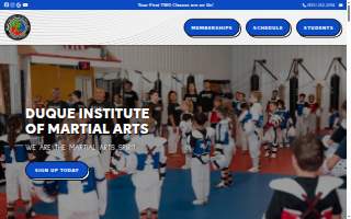 Duque Institute of Martial Arts website