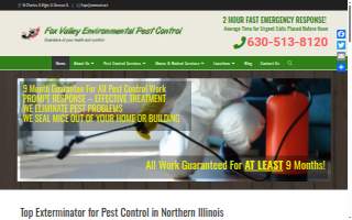 Fox Valley Environmental Pest Control of Ottawa website