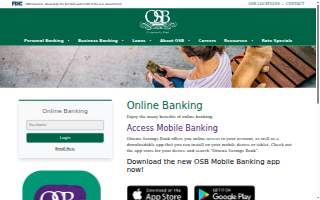 OSB Community Bank website