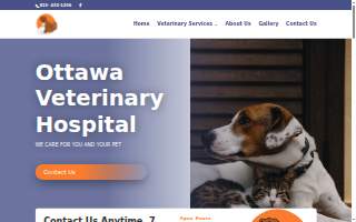 Ottawa Veterinary Hospital website