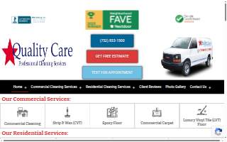Quality Care Cleaning website