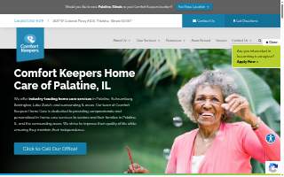 Comfort Keepers Home Care of Palatine website