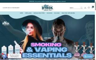 Dymok Smoke Shop website