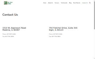 Han's Chiropractic & Acupuncture website