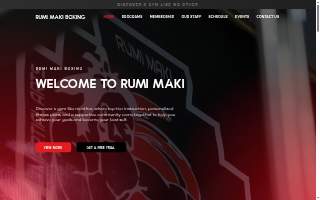 Rumi Maki Boxing & Martial Arts website