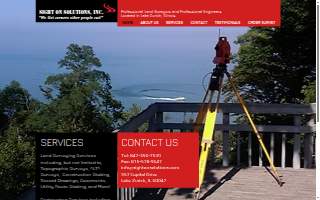 Sight On Solutions Land Surveyors of Palatine website