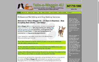 Tails-a-Waggin 4U website