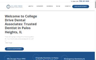 College Drive Dental Associates website