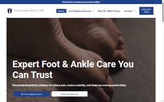 Palos Family Foot Care of Palos Heights website