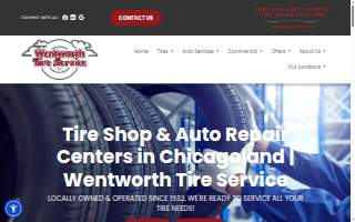 Wentworth Tire Service of Worth website