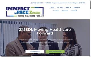 Zmedi Healthcare of Palos Heights website