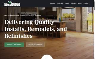 C.M.S Hardwood Floor Refinishing website