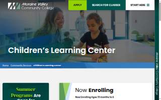 Children's Learning Center at Moraine website