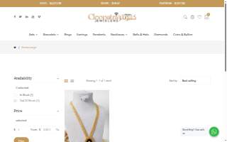 Cleopatra Jewelers website