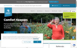 Comfort Keepers of Palos Hills website