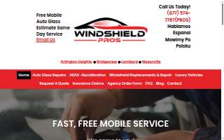 Windshield Pros Inc. of Palos Hills website