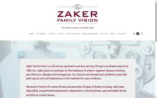 Zaker Family Vision website