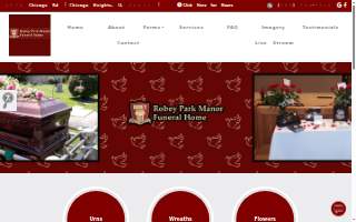 Robey Park Manor Funeral Home of Park Forest website
