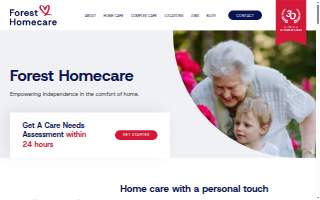 Rosie Mae Home Care website
