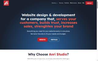Anri Studio of Park Ridge website