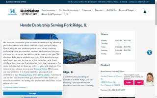 AutoNation Honda O'Hare website
