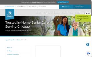 Comfort Keepers of Park Ridge website