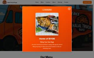 Halal Truck Guys website