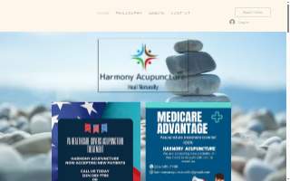 Harmony Acupuncture LLC website