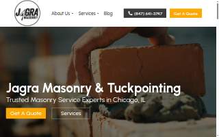 Jagra Masonry & Tuckpointing website