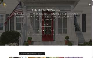 Red Sky Painting LLC of Park Ridge website