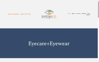 Sarena Eyecare website