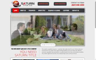 Saturn Title LLC of Oak Lawn website
